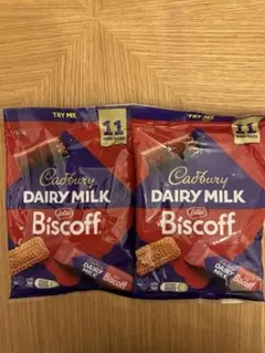『日本未発売』Cadbury Dairy Milkロータスビスコフ11個入り2袋のサムネイル
