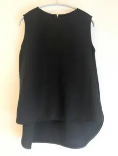 FOXEY NEW YORK スフレパウダーノースリーブブラウス 黒 38 - メルカリ