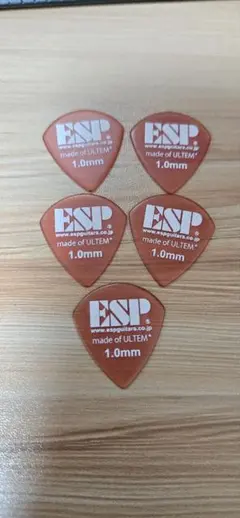 ESP ギターピック ウルテム　ジャズ 1.0mm 5枚セット　新品未使用