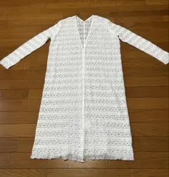 Ballsey レースカーディガン ホワイト 長袖