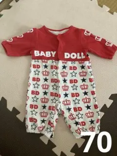 BABY DOLL ロンパース 長袖　70〜80