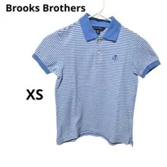 Brooks Brothers 青白ストライプ ポロシャツ XS キッズサイズ？