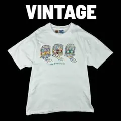 hanes 80s 90s tシャツ　シングルステッチ　白　プリントBEEFY USA製】シングルステッチ90s Hanes BEEFY Tシャツ 白L〜XL - メルカリ