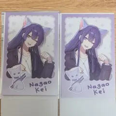 にじさんじ わんにゃんdays チェキ風カード 長尾景