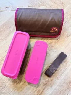 サーモス 2段弁当箱 スリム コンパクト収納 食洗機対応 ステンレス ピンクのサムネイル