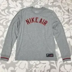 ☪️美品☪️◆ナイキ メンズ プリント 長袖カットソー（グレー）◆