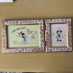 ディズニー ミニーマウス フォトフレームセット