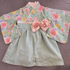 SWEET MOMMY ベビー袴 スウィートマミー 50-70和柄 ちりめん風