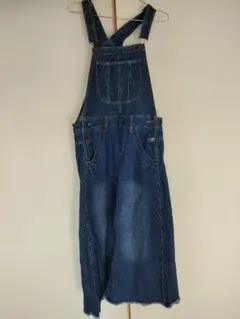 美品　デニム ジャンパースカート　PAOPAO　パオパオ　ロング丈 Ｌサイズ