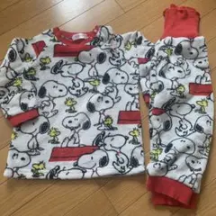 スヌーピー　パジャマ　100 上下セット　フリース　ルームウェア　男の子　女の子