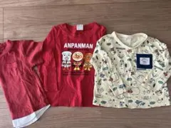 アンパンマン 長袖Tシャツ 95cm 無地　半袖