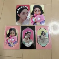 blackpink シーグリ　2021 ジス jisoo トレカ　5枚