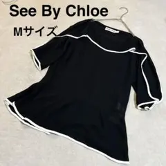 シーバイクロエ See By Chloe シアーブラウス 着用感 Mサイズのサムネイル