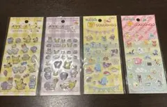 セリア　ポケピース キラキラシール、ポケモン　プチプチシール4