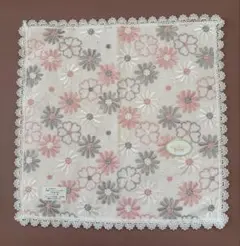 TOCCA 花柄刺繍 ハンカチ