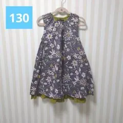 chien chien 花柄 ノースリーブ ワンピース　シアンシアン　130のサムネイル