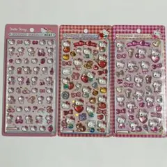 正規品　ハローキティ　ボンボンドロップ　ボンドロ　3個セット　赤　ピンク