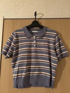 ニットポロシャツ ポロシャツ