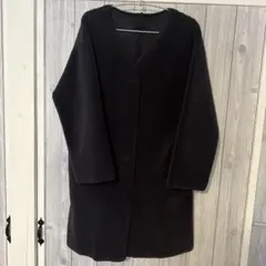 ジャーナルスタンダードレリューム　フェイクムートンコート　ネイビー36