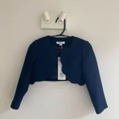 a.v.v スカラップツイードジャケット110cm ネイビー