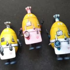 HGがんばれロボコン　ロボクイ 3体セット（リペイント）