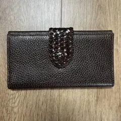 【大特価】 DESMO長財布 ダークブラウン