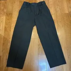 【not in fashion...】ダークグリーンストレートパンツbiotop