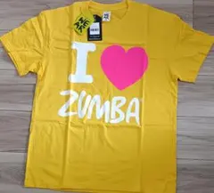 I ❤️ ZUMBA イエロー Tシャツ　XS/S