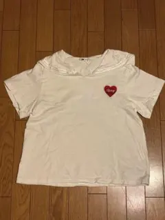 W♥C セーラー襟 半袖Tシャツ ホワイトのサムネイル