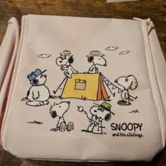 スヌーピー ポーチ ピンク
