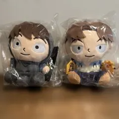 忍たま　お座りぬいぐるみ　土井半助　山田利吉