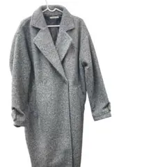 O21702 クラシカルエルフ フェイクウール ロング丈 コート グレー