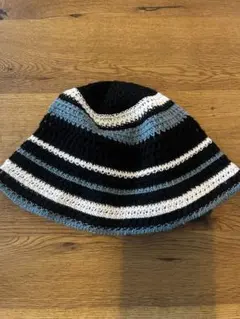 ストライプデザイン バケットハット