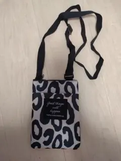 スマホショルダーバッグ ミニポーチ レオパード ヒョウ柄 ショルダーバッグ