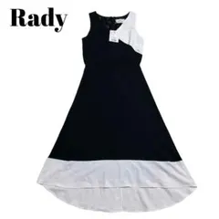 新品✨Rady （M）ドレス ワンピース キャバドレ ロングワンピース　白黒