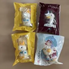 非売品アフラックアヒル (最新ミライトダック2)ぬいぐるみ 5個ペン1本