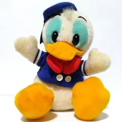 ディズニー ドナルドダック ぬいぐるみ レトロ