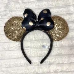 ディズニー カチューシャ ゴールド