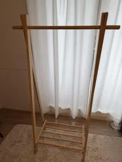 木製ハンガーラック シンプル ナチュラル