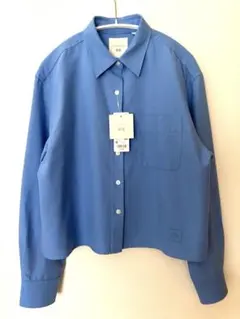 2025今季 ユニクロ JW ANDERSON シャツ 青 ブルー