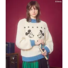 【美品】AMERICAN HOLIC ミッキーマウス ニットセーター