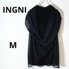 美品　売りつくし　イング　シースルー　黒　レーヨン　早い者勝ち　定番　チュニック