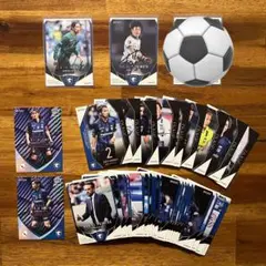 EPOCH ガンバ大阪 三浦＆岸本 直筆サイン+レギュラーカードフルコンプ
