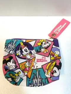 【美品】ディズニーランド40周年メイクユアフェイバリット　ポーチ