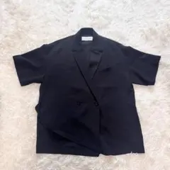 ✨美品✨CULLNI 半袖 タイロッケンジャケット ブルー サイズ2 - メルカリ