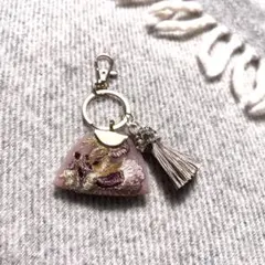 インド刺繍リボン タッセルキーホルダー03