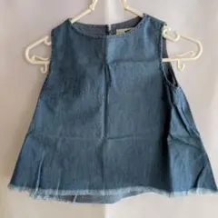 Right-on 100cm ブルートップス ノースリーブ 重ね着 キッズのサムネイル