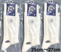 Lee リー 靴下 ハイソックス 2足 ロゴ 白 ホワイト 25cm~27cm