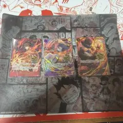 【新品・美品】ルフィ エース サボ パラレル プロモ 3周年3枚セット