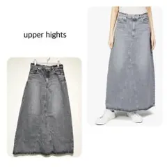 アッパーハイツ デニムロングスカート THE REMAKE SKIRT25